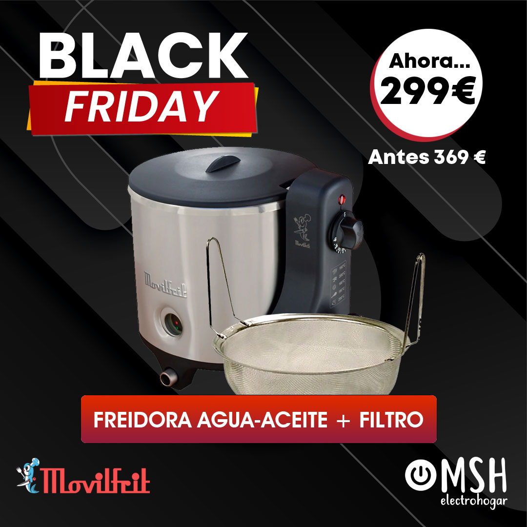 Black Friday - Freidora Agua-Aceite